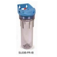 Pentek 3/8" Slimline Housing, Clear w/Integral Bracket (SL03C-PR-IB)