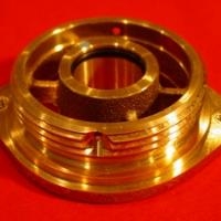 Brass Adapter Base 2 1/2 x 8 Threads (FL12461)