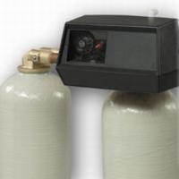 Fleck 9000 3/4 Inch Meter On Demand Control Valve Twin Tank Water Softener 32000 Grain Capacity (Each Tank) with Vortech Technology
